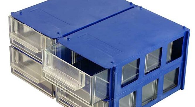 Ячейка наборная FUHENGSHENG 40x90x140 (ВхШхГ) синяя, материал HDPE