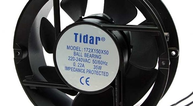 Осевой вентилятор AC TIDAR, RQA, 172x150x50HBL, 220 В