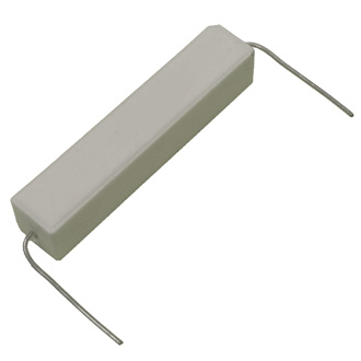 Мощный постоянный резистор XIN HUA RX27-1 0.1 Ом 10W 5% / SQP10, керамо-цементный корпус