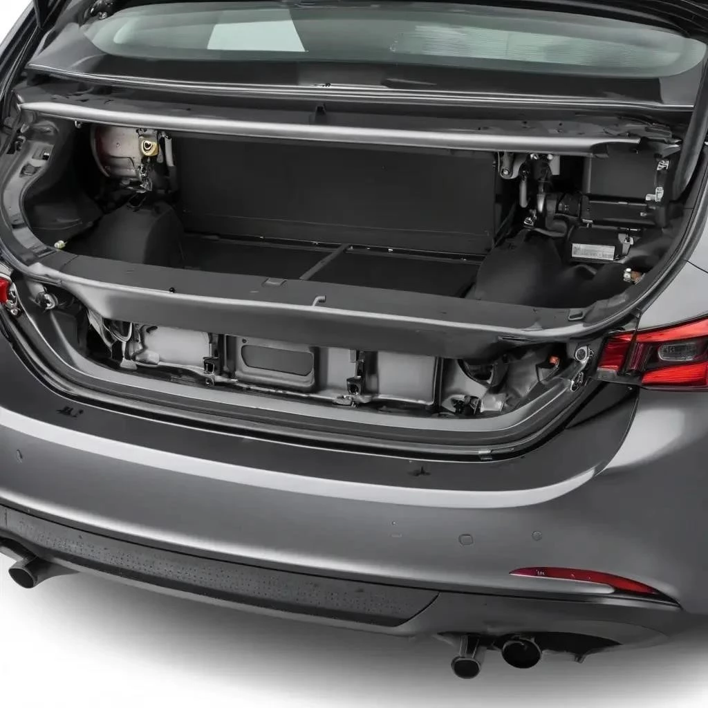 Процесс снятия заднего бампера Mazda 3